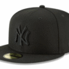 New Era Yankees 59FIFTY Black/Black Tonal Cap