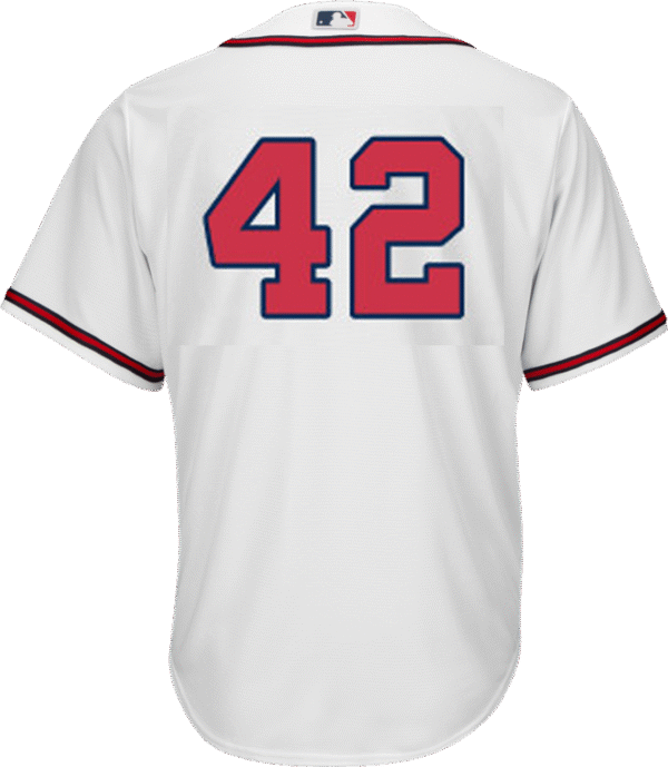 Jackie Robinson Day 42 Youth Jersey - Atlanta Braves Replica Kids Home Jersey