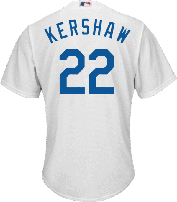 Clayton Kershaw LA Dodgers Replica Youth Home Jersey