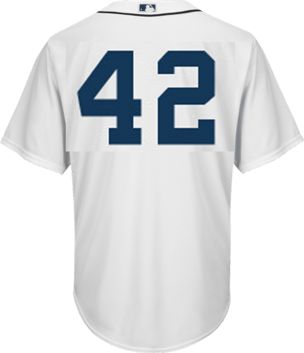 Jackie Robinson Day 42 Youth Jersey - Detroit Tigers Replica Kids Home Jersey