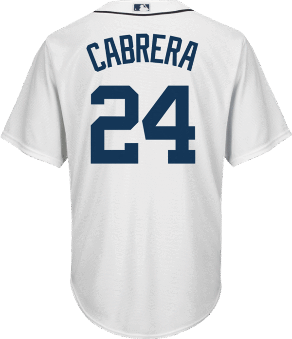 Miguel Cabrera Detroit Tigers Replica Youth Home Jersey