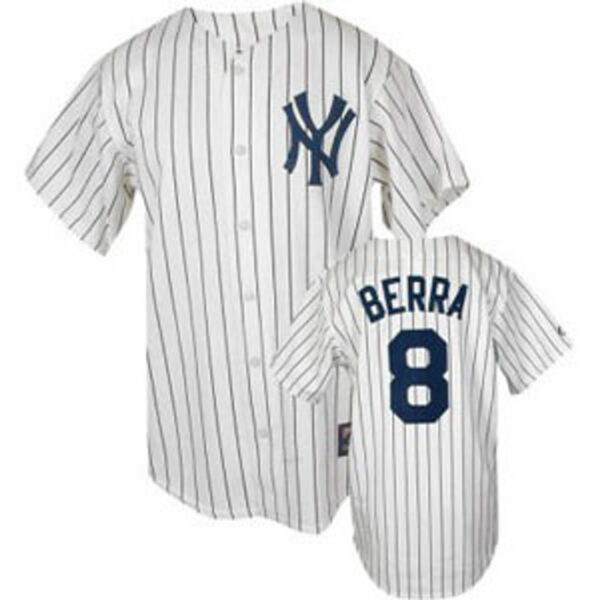 Yogi Berra Youth Jersey - NY Yankees Replica Kids Home Jersey - Image 2