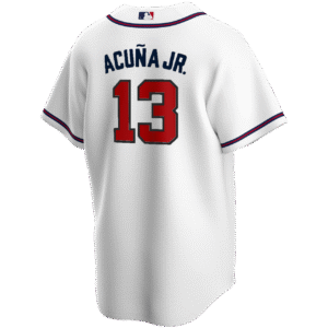 Ronald Acuna Jr. Youth Jersey - Atlanta Braves Replica Kids Home Jersey