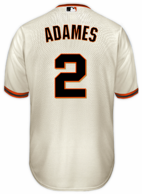 Willy Adames Youth Jersey - San Francisco Giants Replica Kids Home Jersey - Image 2