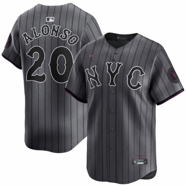 Pete Alonso Youth City Connect Jersey - NY Mets 2024 Limited Kids Jersey