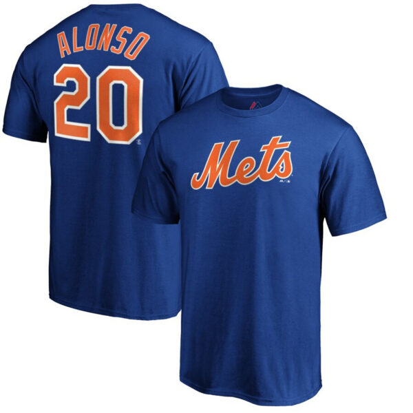 Pete Alonso Youth T-Shirt - Blue NY Mets Kids T-Shirt