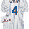 Francisco Alvarez Youth Jersey - NY Mets Replica Kids Home Jersey