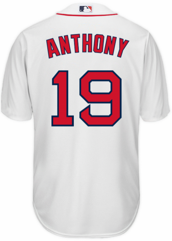 Roman Anthony Youth Jersey - Boston Red Sox Replica Kids Home Jersey - Image 2