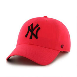 NY Yankees Clean Up Adjustable Cap - Neon Pink Dad Hat