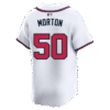 Chad Morton Youth Jersey - Atlanta Braves Replica Kids Home Jersey