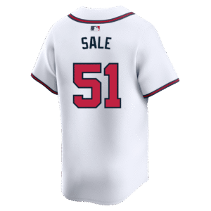 Chris Sale Jersey - Atlanta Braves Replica Adult Home Jersey