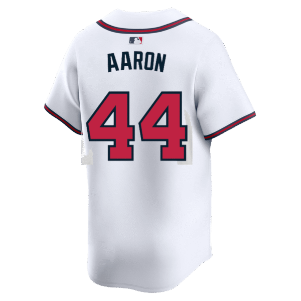 Hank Aaron Jersey - Atlanta Braves Replica Adult Home Jersey