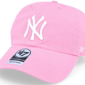 NY Yankees Clean Up Adjustable Cap - Rose Dad Hat