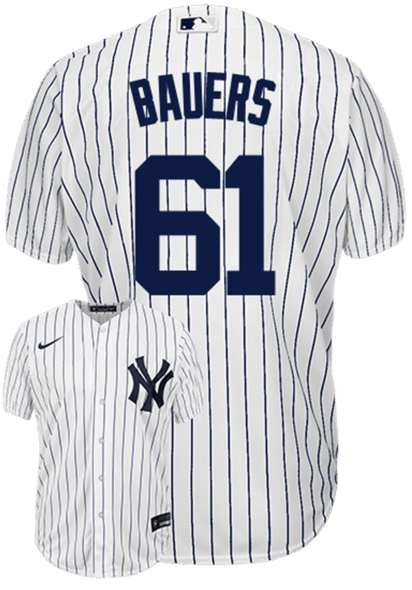 Jake Bauers Jersey - NY Yankees Replica Adult Home Jersey