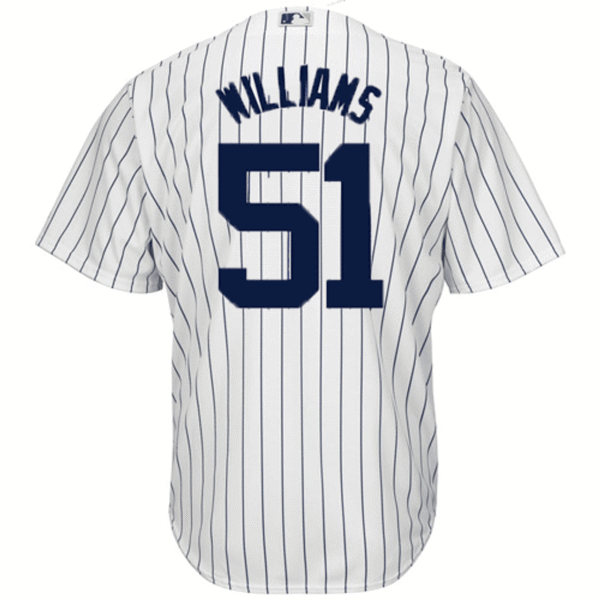 Bernie Williams Jersey - Yankees Replica Home Jersey - Image 3