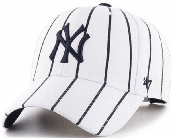 NY Yankees MVP Adjustable Cap - Pinstripe