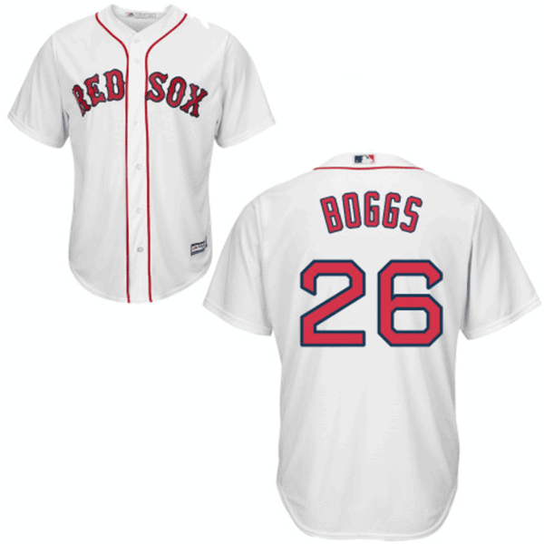 Wade Boggs Jersey - Boston Red Sox Replica Adult Home Jersey