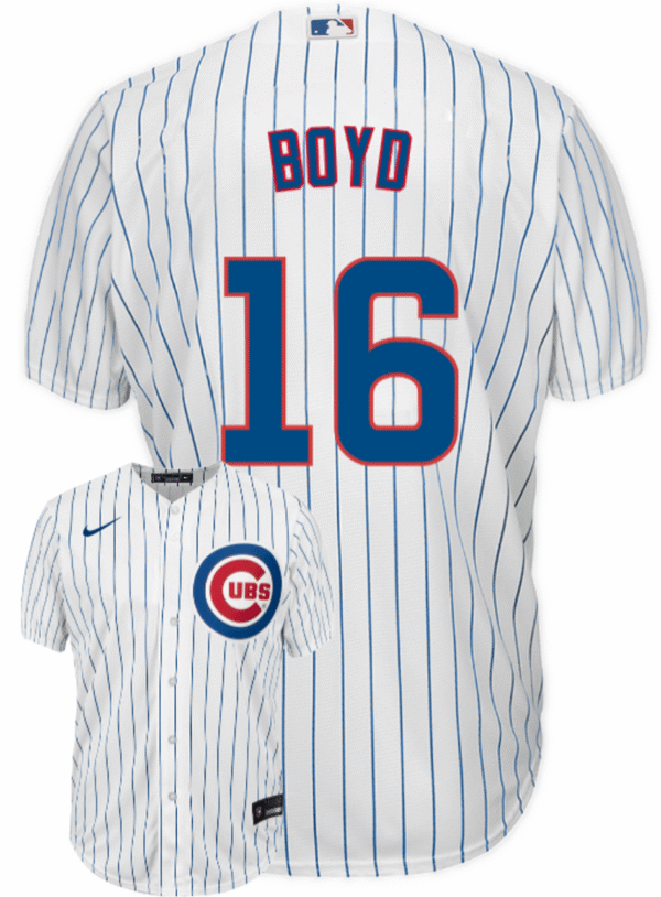 Matthew Boyd Jersey - Chicago Cubs Replica Adult Home Jersey