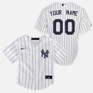 NY Yankees Replica Personalized Kids Home Jersey