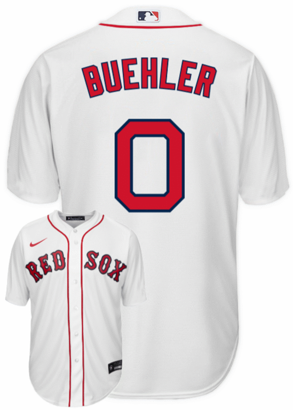 Walker Buehler Jersey - Boston Red Sox Replica Adult Home Jersey
