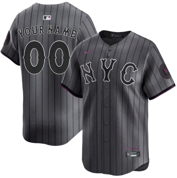 NY Mets 2024 Limited Personalized City Connect Jersey