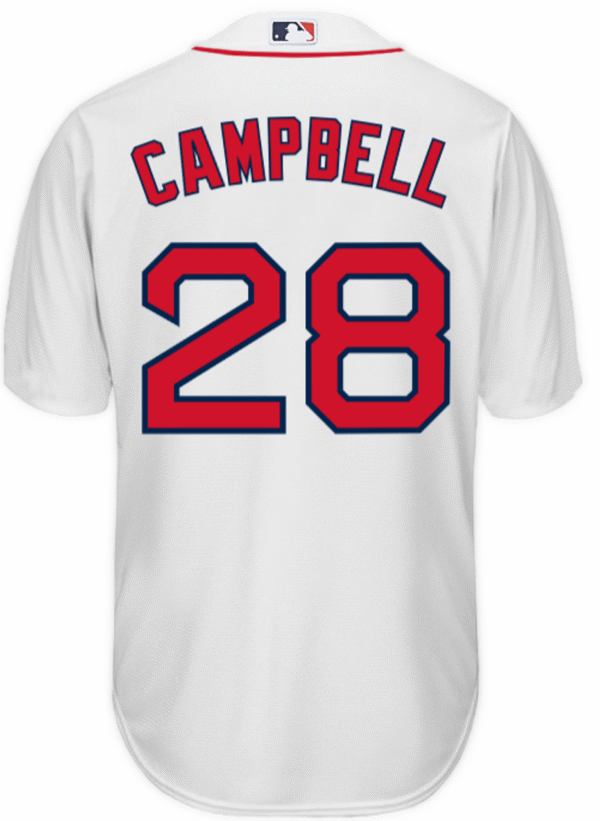 Kristian Campbell Jersey - Boston Red Sox Replica Adult Home Jersey - Image 2