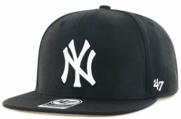 NY Yankees Captain Snapback Cap - Black