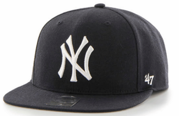 NY Yankees Captain Snapback Cap - Navy
