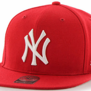 NY Yankees Captain Snapback Cap - Red