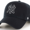 NY Yankees Clean Up Adjustable Cap - Black Ice Dad Hat