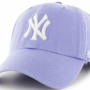 NY Yankees Clean Up Adjustable Cap -Lavender Dad Hat