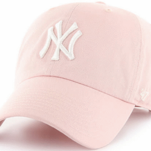 NY Yankees Clean Up Adjustable Cap - Lt. Pink Dad Hat