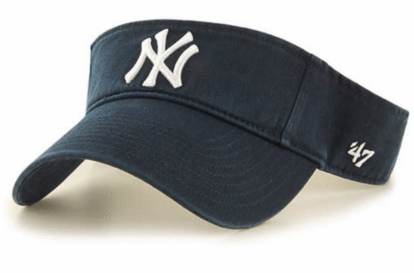 NY Yankees Navy Adjustable Visor