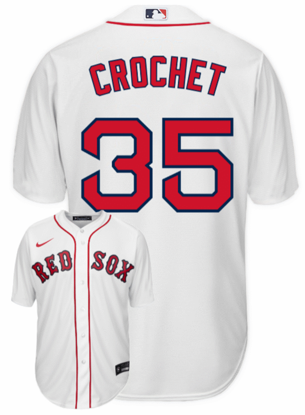 Garrett Crochet Jersey - Boston Red Sox Replica Adult Home Jersey