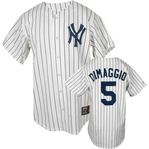 Joe DiMaggio Youth Jersey - NY Yankees Replica Kids Home Jersey - Image 4