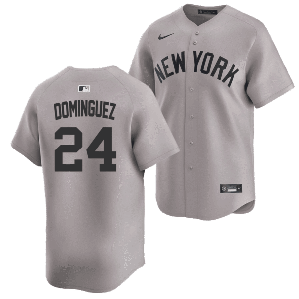 Jasson Dominguez Jersey - NY Yankees Limited Adult Road Jersey