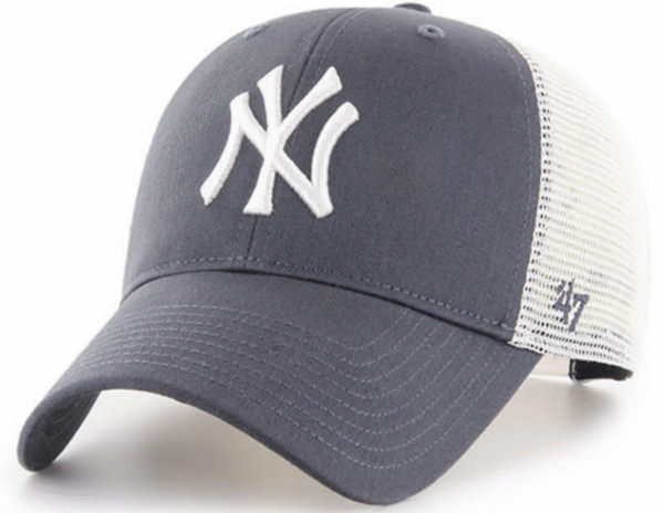 NY Yankees Mesh Flagship Cap - Vintage Navy Trucker Hat