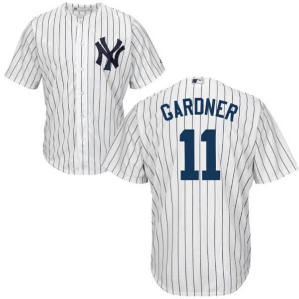Brett Gardner Jersey - NY Yankees Replica Adult Home Jersey - Image 3