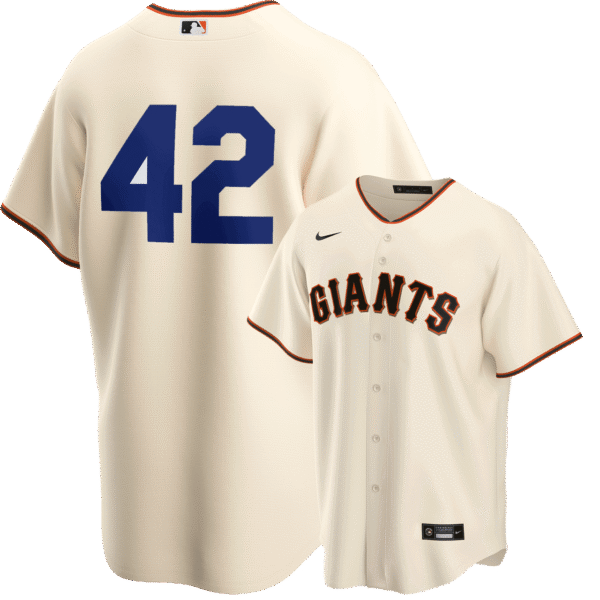 Jackie Robinson Day 42 Youth Jersey - SF Giants Replica Kids Home Jersey