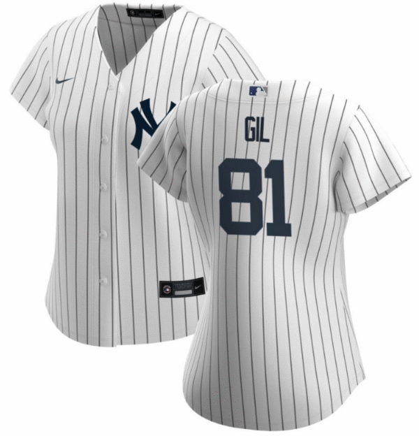 Luis Gil Ladies Jersey - NY Yankees Replica Womens Home Jersey