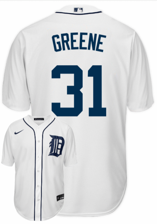 Riley Greene Jersey - Detroit Tigers Replica Adult Home Jersey