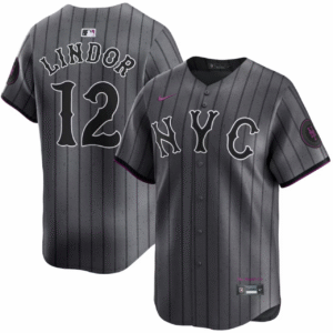 Francisco Lindor Youth City Connect Jersey - NY Mets 2024 Limited Kids Jersey