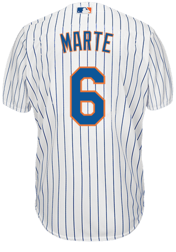 Starling Marte Youth Jersey - NY Mets Replica Kids Home Jersey - Image 2