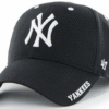 NY Yankees MVP Adjustable Cap - Black Frost