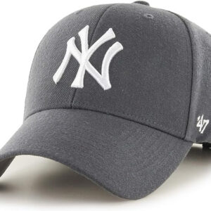 NY Yankees MVP Adjustable Cap - Charcoal