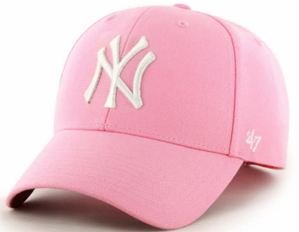 NY Yankees MVP Adjustable Cap - Pink