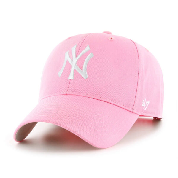 NY Yankees MVP Adjustable Cap - Petal Pink