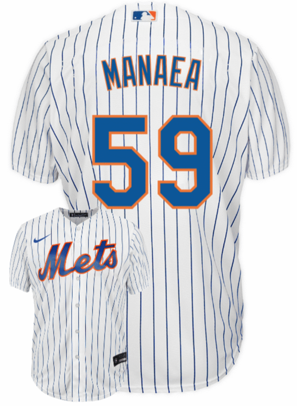 Sean Manaea Youth Jersey - NY Mets Replica Kids Home Jersey