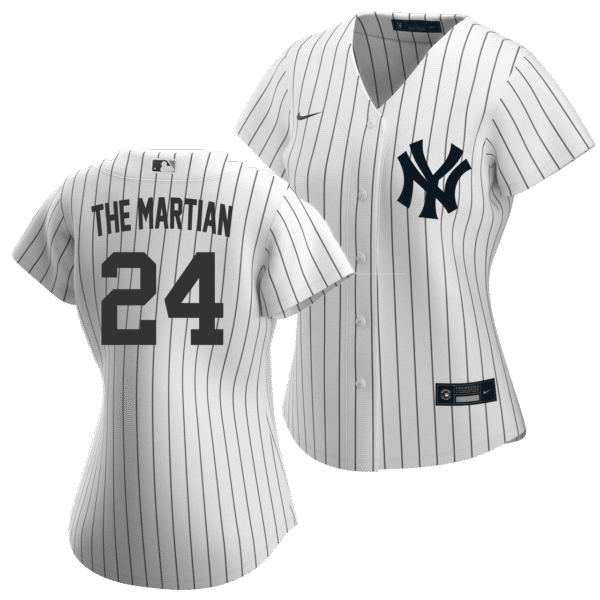 The Martian Ladies Jersey - Jasson Dominguez NY Yankees Replica Womens Home Jersey