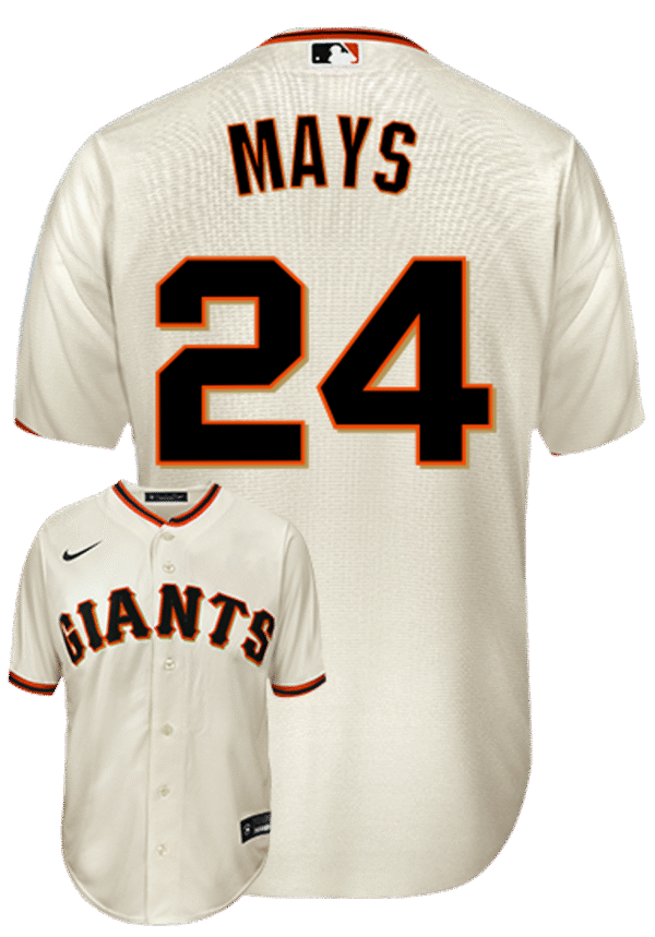 Willie Mays Jersey - San Francisco Giants Replica Adult Home Jersey